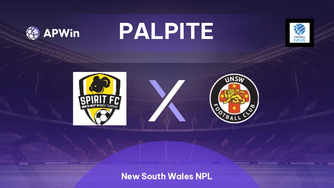 NWS Spirit x UNSW | Palpite | New South Wales NPL | 04/04