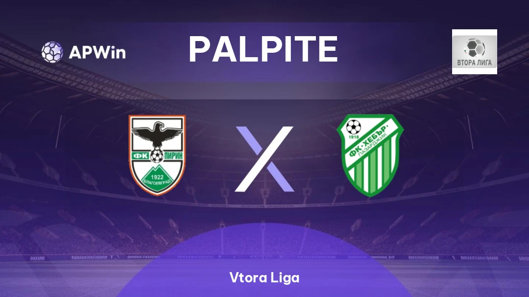 OFK Pirin x Hebar 1918 | Palpite | Vtora Liga | 16/04