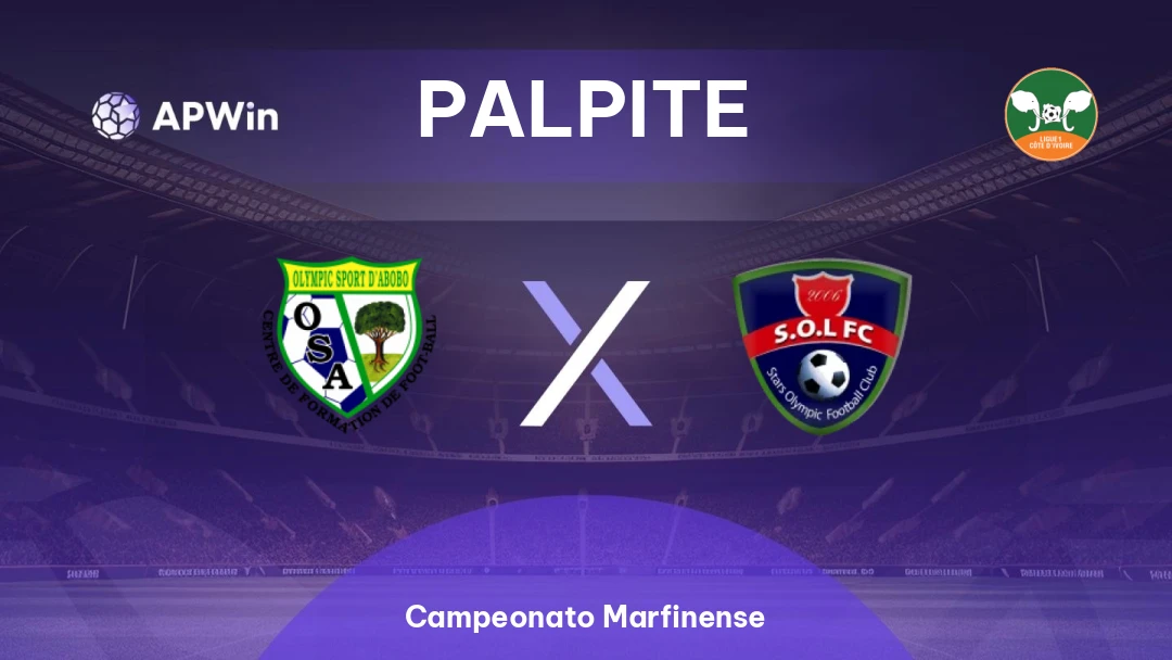 Olympique Sport d'Abobo x SOL | Palpite | Campeonato Marfinense | 12/05