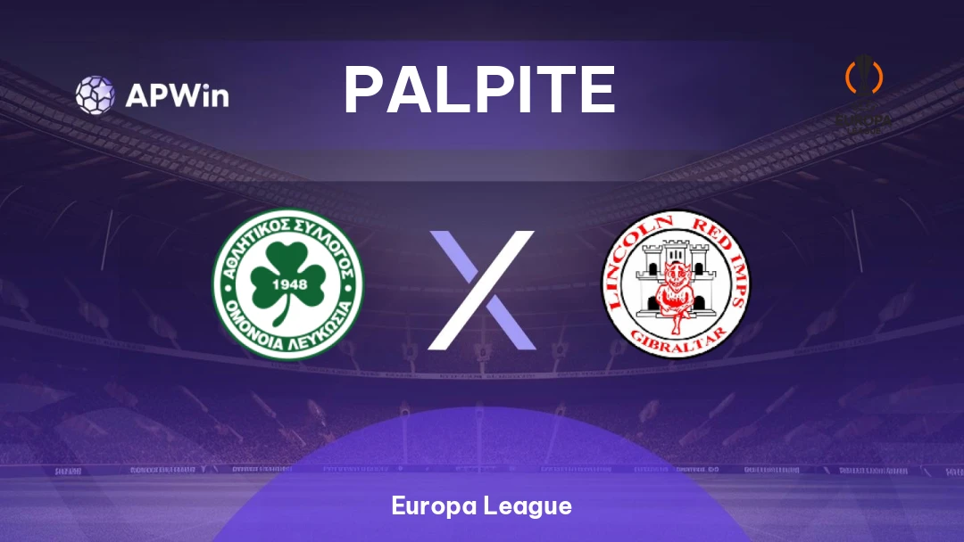 Omonia Nicosia x Lincoln Red Imps | Palpite | Europa League | 13/08