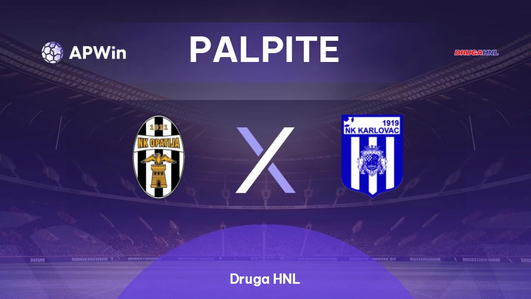 Opatija x Karlovac 1919 | Palpite | Druga HNL | 29/05