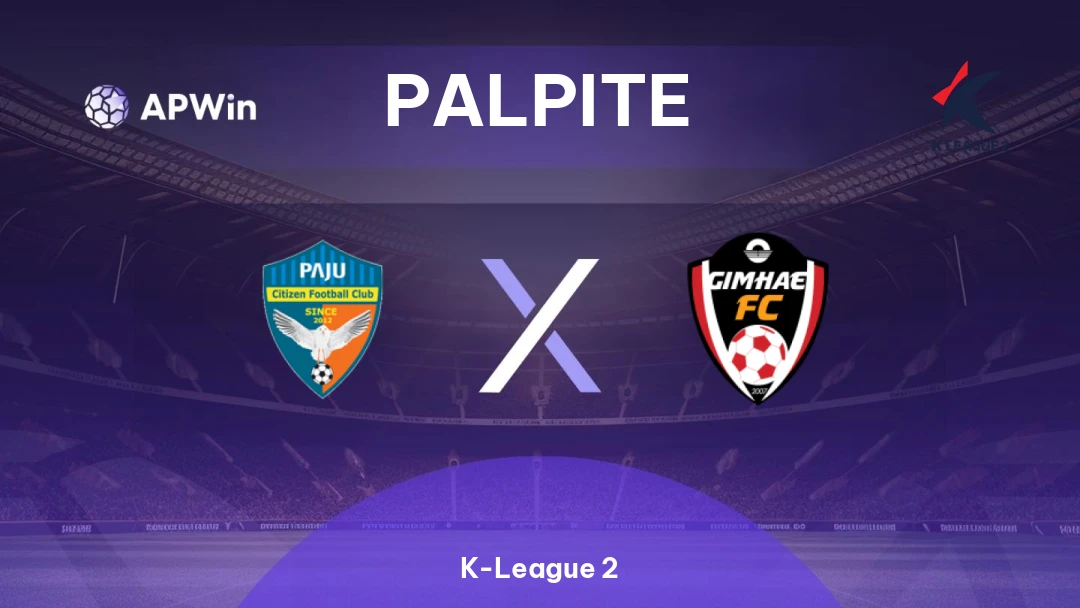 Paju Citizen x Gimhae City | Palpite | K-League 2 | 05/04
