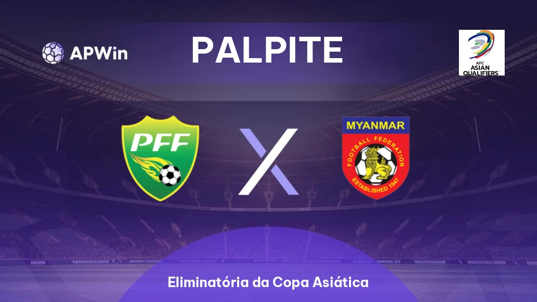 Paquistão x Mianmar | Palpite | Eliminatória da Copa Asiática | 31/03