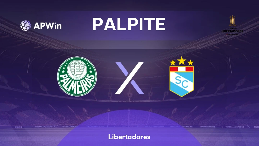 Palmeiras x Sporting Cristal | Palpite | Libertadores | 16/04
