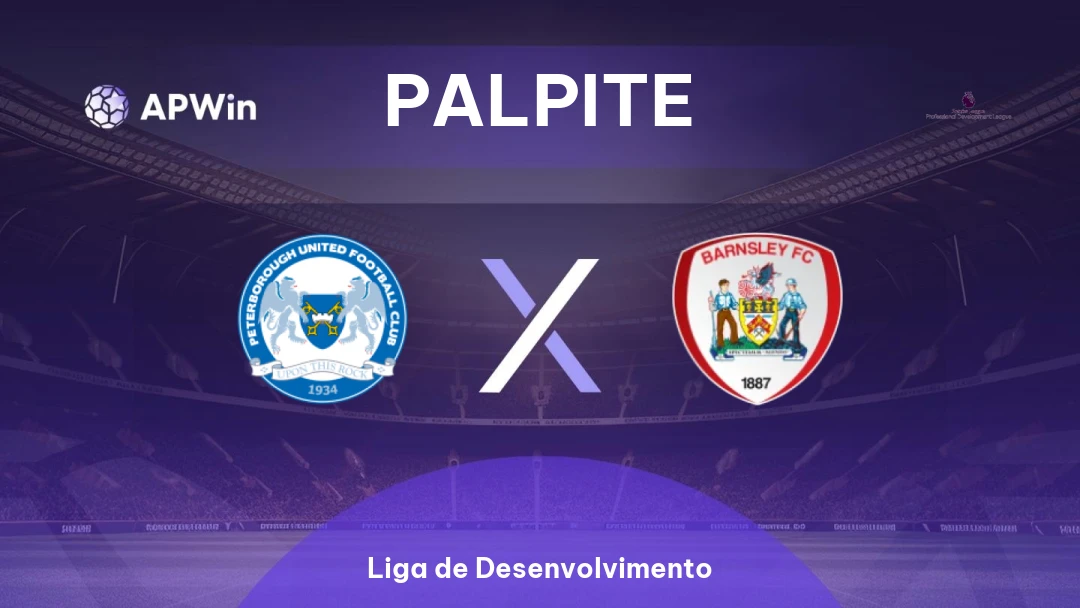 Peterborough Sub-21 x Barnsley Sub-21 | Palpite | Liga de Desenvolvimento | 20/01