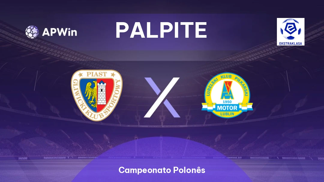 Piast Gliwice x Motor Lublin | Palpite | Campeonato Polonês | 20/02