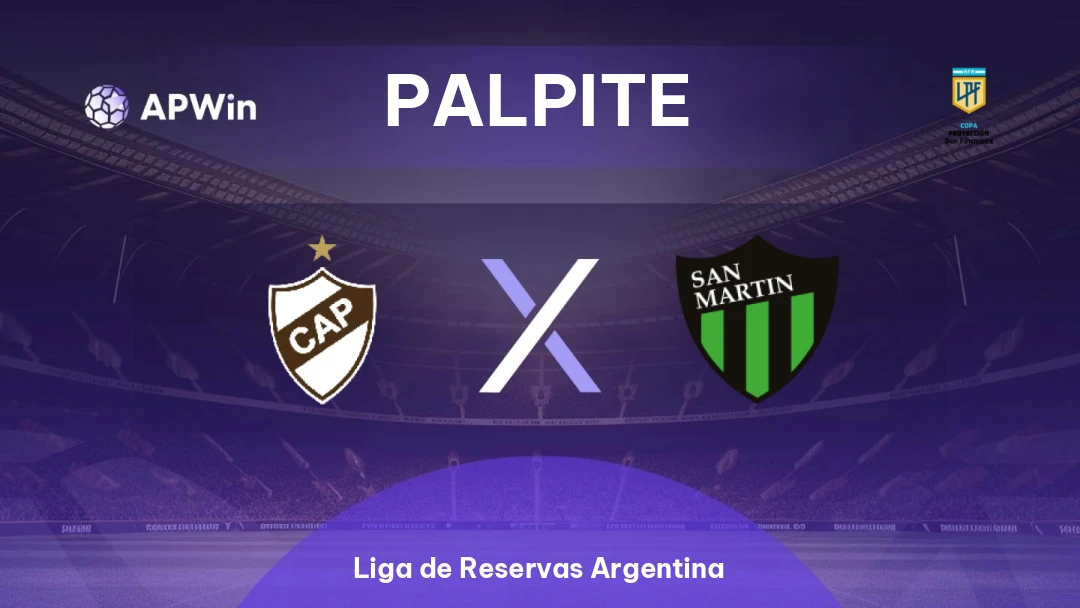 Platense Res. x San Martín San Juan Res. | Palpite | Liga de Reservas Argentina | 16/07