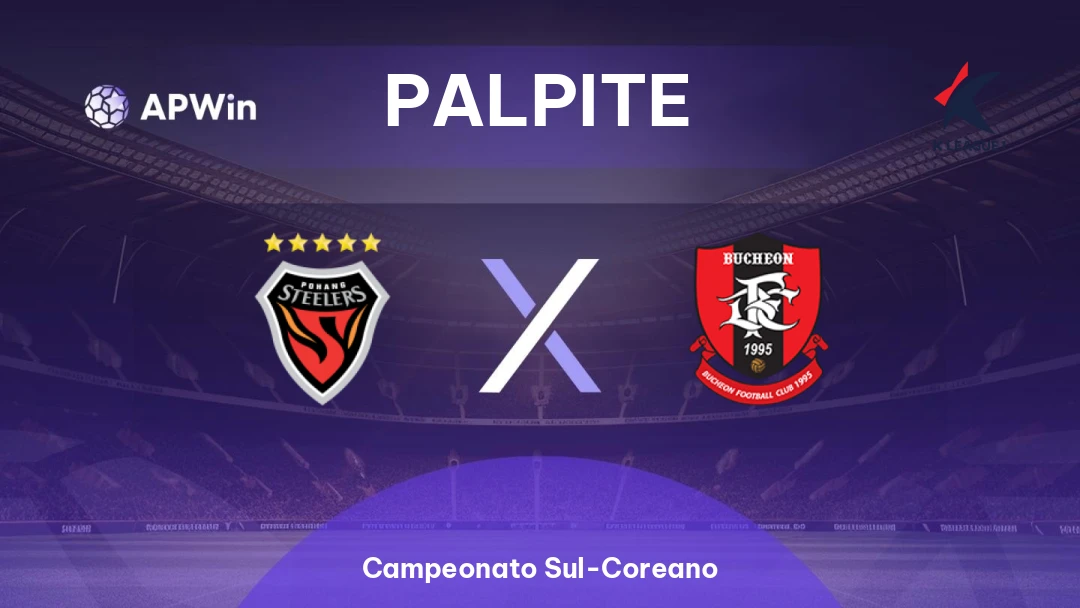 Pohang Steelers x Bucheon 1995 | Palpite | Campeonato Sul-Coreano | 22/03