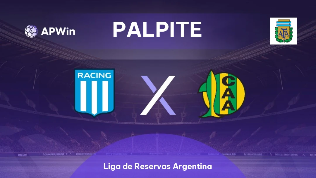 Racing Club Res. x Aldosivi Res. | Palpite | Liga de Reservas Argentina | 30/03