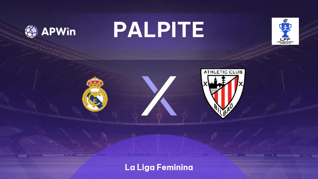 Real Madrid Feminino x Athletic de Bilbao Feminino | Palpite | La Liga Feminina | 13/01