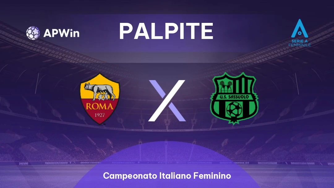 Roma Feminino x Sassuolo Feminino Thumbnail