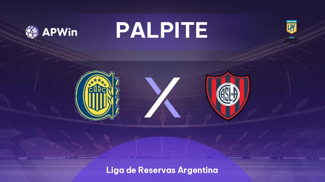 Rosario Central Res. x San Lorenzo Res. | Palpite | Liga de Reservas Argentina | 14/07