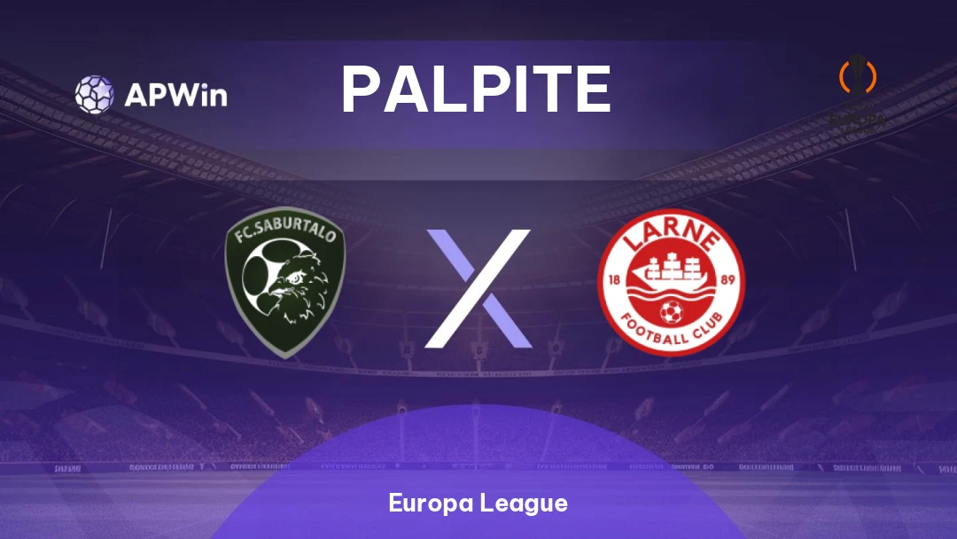 Saburtalo x Larne | Palpite | Europa League | 11/08