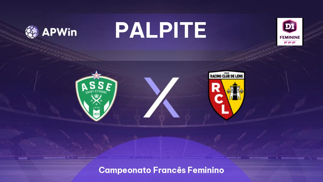 Saint-Étienne Feminino x Lens Feminino Thumbnail
