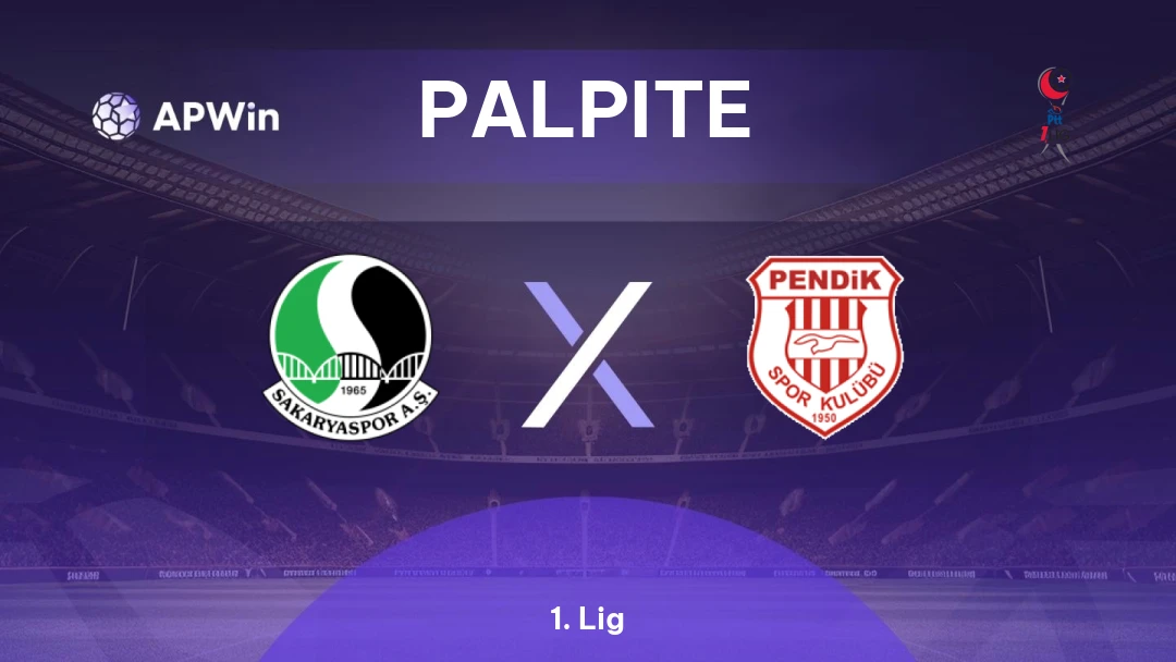 Sakaryaspor x Pendikspor | Palpite | 1. Lig | 19/02