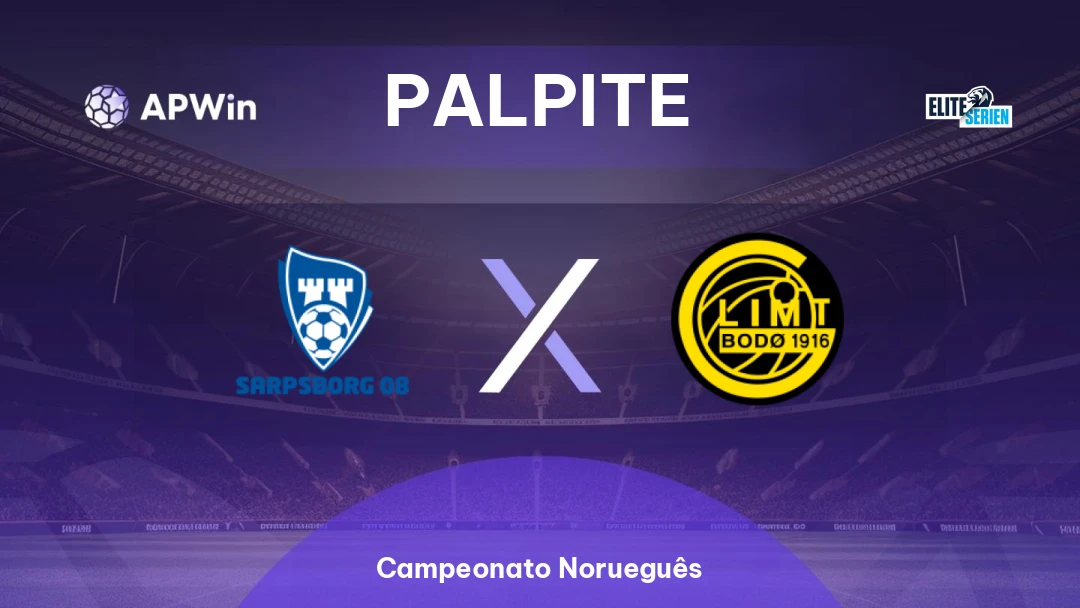 Sarpsborg 08 x Bodo/Glimt | Palpite | Campeonato Norueguês | 15/04