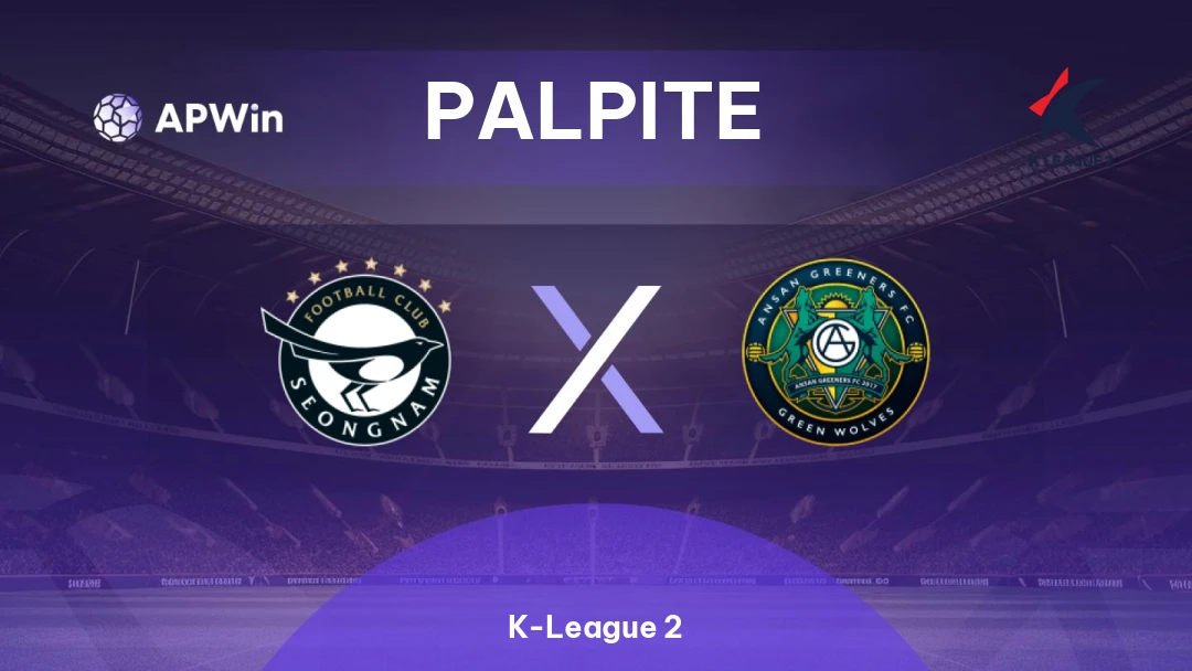Seongnam x Ansan Greeners | Palpite | K-League 2 | 12/04