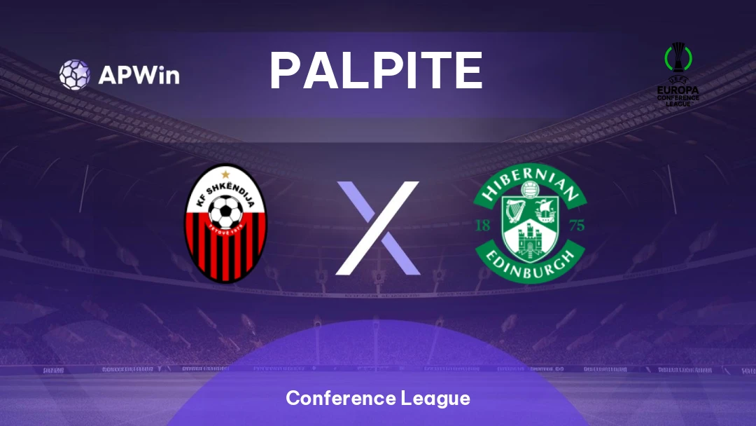 Shkendija x Hibernian | Palpite | Conference League | 13/08