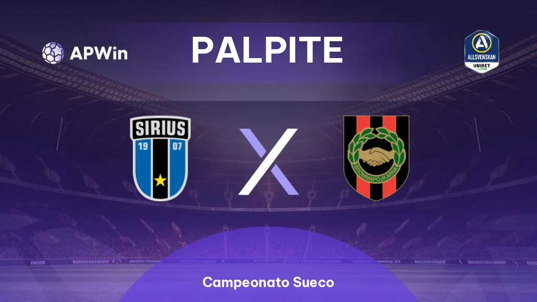 Sirius x Brommapojkarna | Palpite | Campeonato Sueco | 10/08