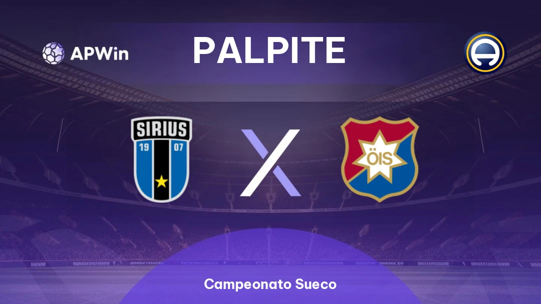 Sirius x Örgryte | Palpite | Campeonato Sueco | 11/05
