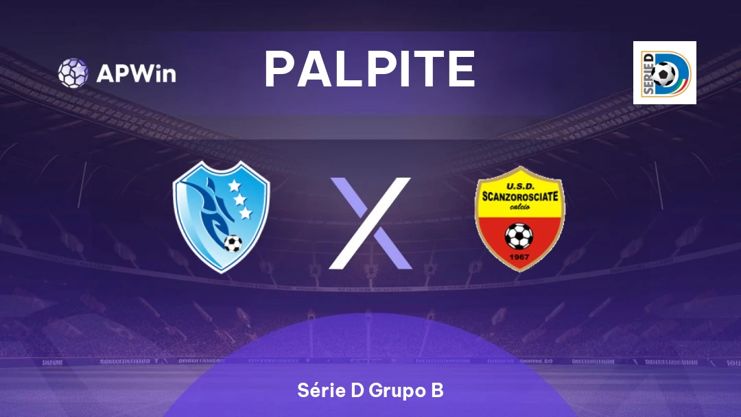 Sondrio x Scanzorosciate | Palpite | Série D Grupo B | 21/01