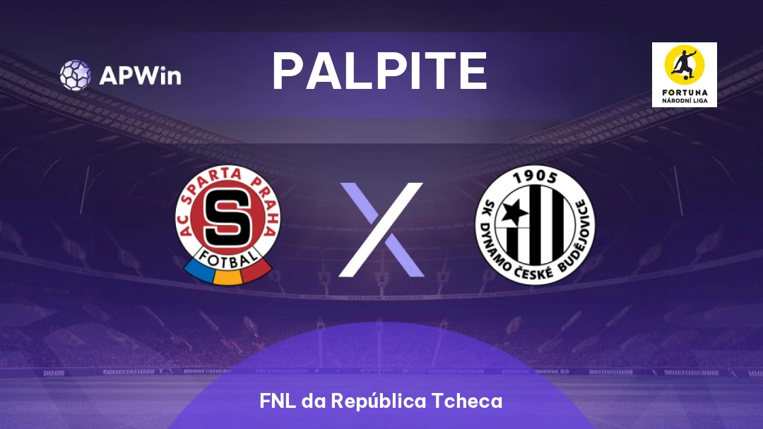 Sparta Praha II x České Budějovice | Palpite | FNL da República Tcheca | 05/04