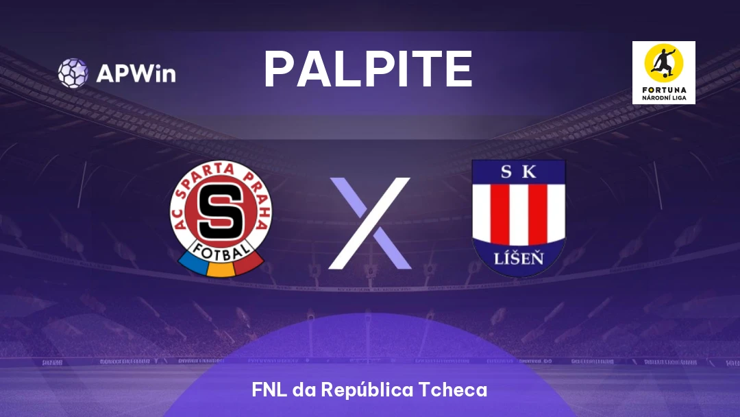 Sparta Praha II x Líšeň | Palpite | FNL da República Tcheca | 15/04