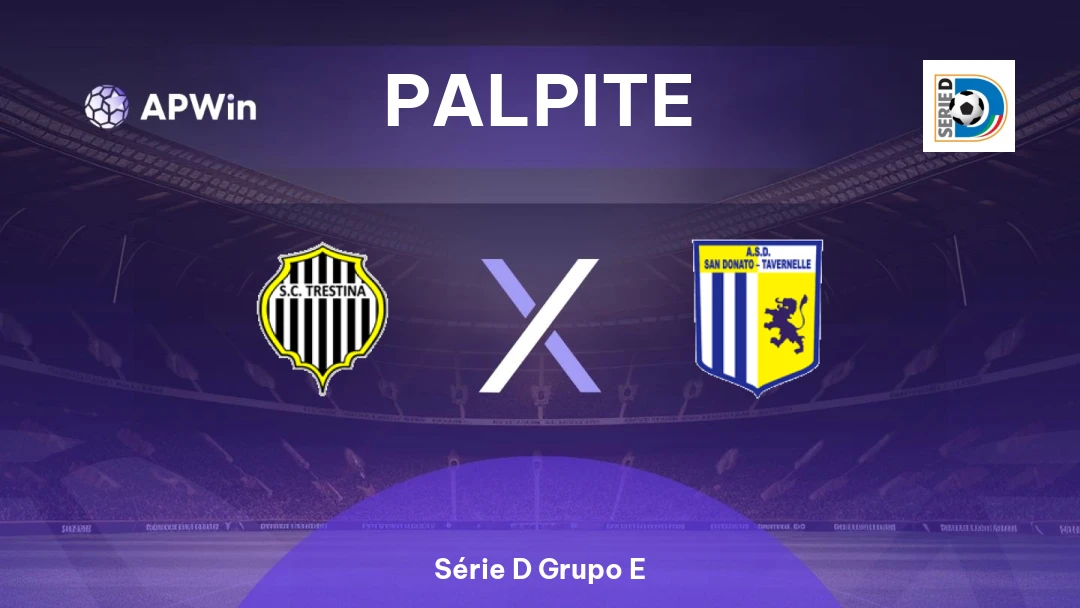 Sporting Trestina x San Donato Tavarnelle | Palpite | Série D Grupo E | 14/01