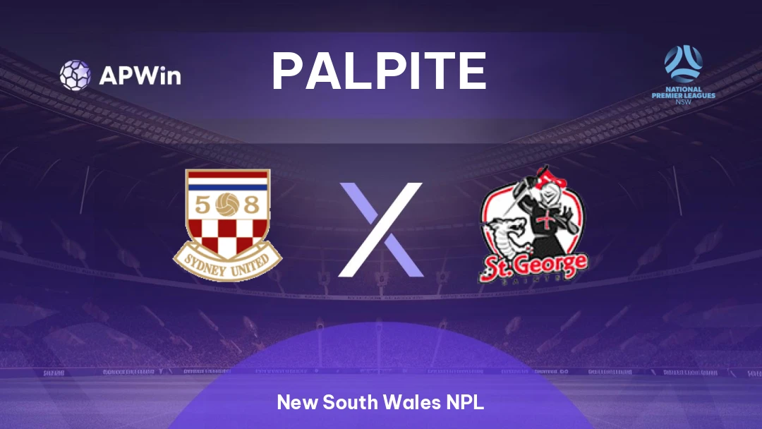 Sydney United x St. George Saints | Palpite | New South Wales NPL | 30/08