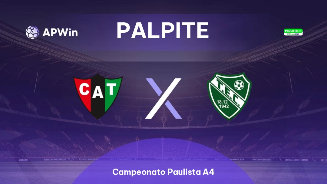 Taquaritinga x Tanabi | Palpite | Campeonato Paulista A4 | 25/03