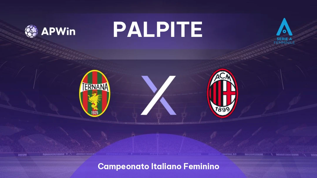 Ternana Feminino x Milan Feminino Thumbnail