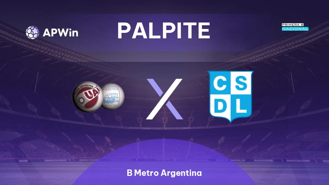 UAI Urquiza x Liniers | Palpite | B Metro Argentina | 08/06