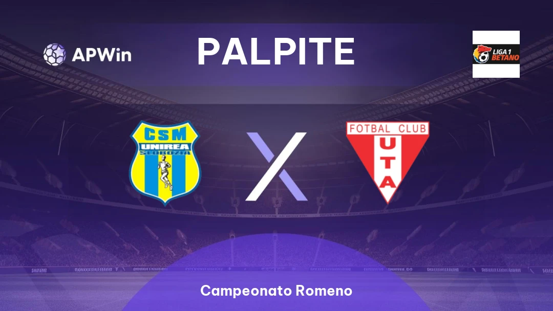 Unirea Slobozia x UTA Arad | Palpite | Campeonato Romeno | 17/01