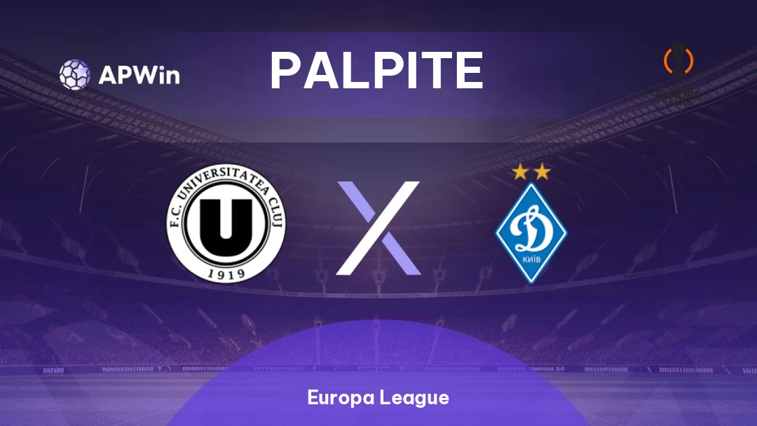 Universitatea Cluj x Dínamo de Kiev | Palpite | Europa League | 16/07