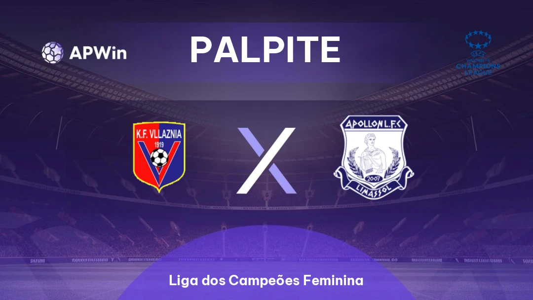 Vllaznia Feminino x Apollon Feminino Thumbnail