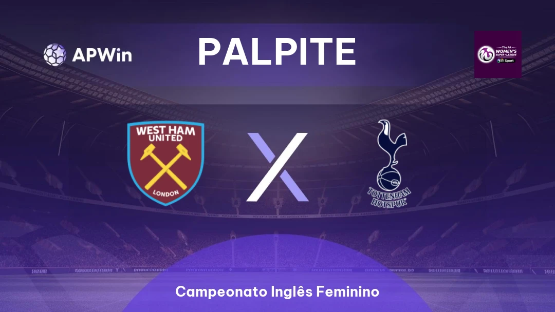 West Ham Feminino x Tottenham Feminino Thumbnail