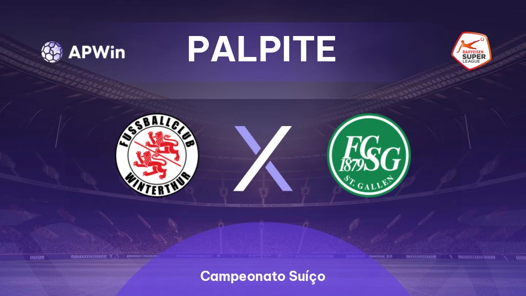 Winterthur x St. Gallen | Palpite | Campeonato Suíço | 18/02
