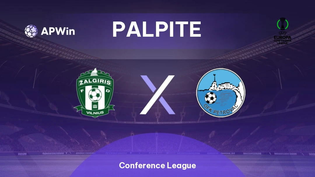 Žalgiris x Petrovac | Palpite | Conference League | 16/07
