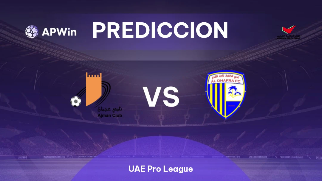 Ajman vs Al-Dhafra | Pronóstico | UAE Pro League | 19/01