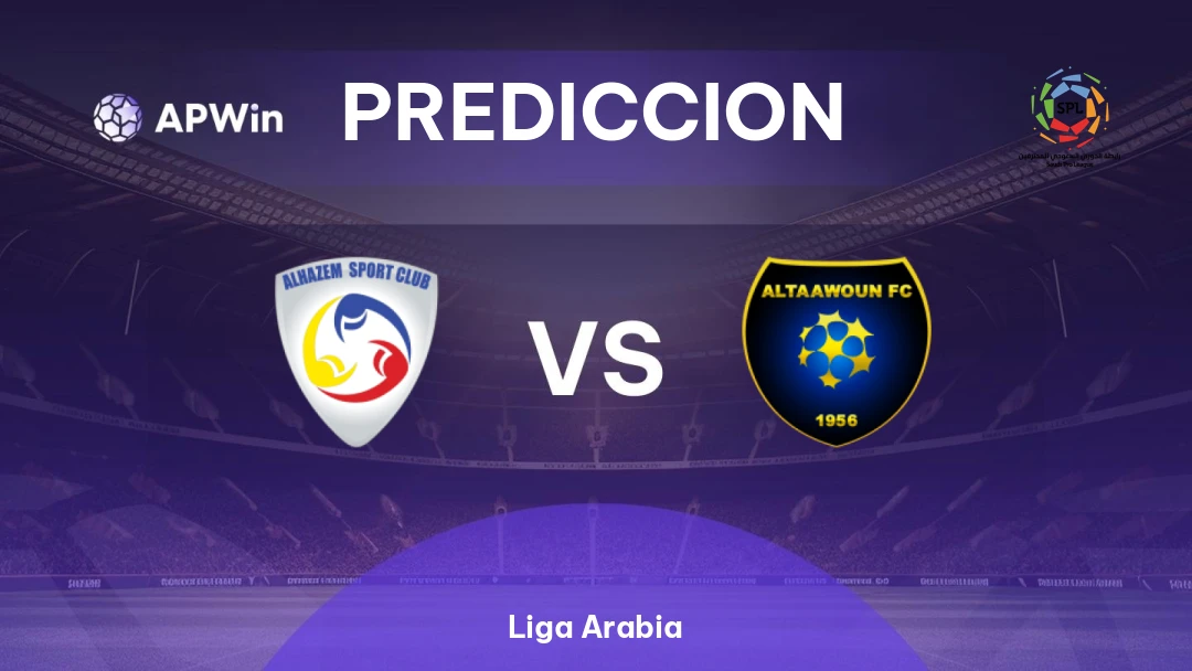 Pronóstico Al Hazm vs Al Taawoun | Liga Arabia | 21/05
