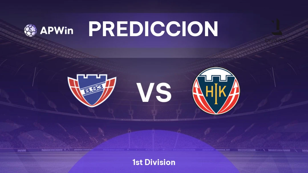 B.93 vs Hobro | Pronóstico | 1st Division | 03/04