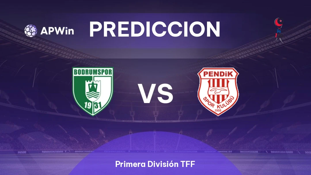 Pronóstico Bodrumspor vs Pendikspor | Primera División TFF | 07/05