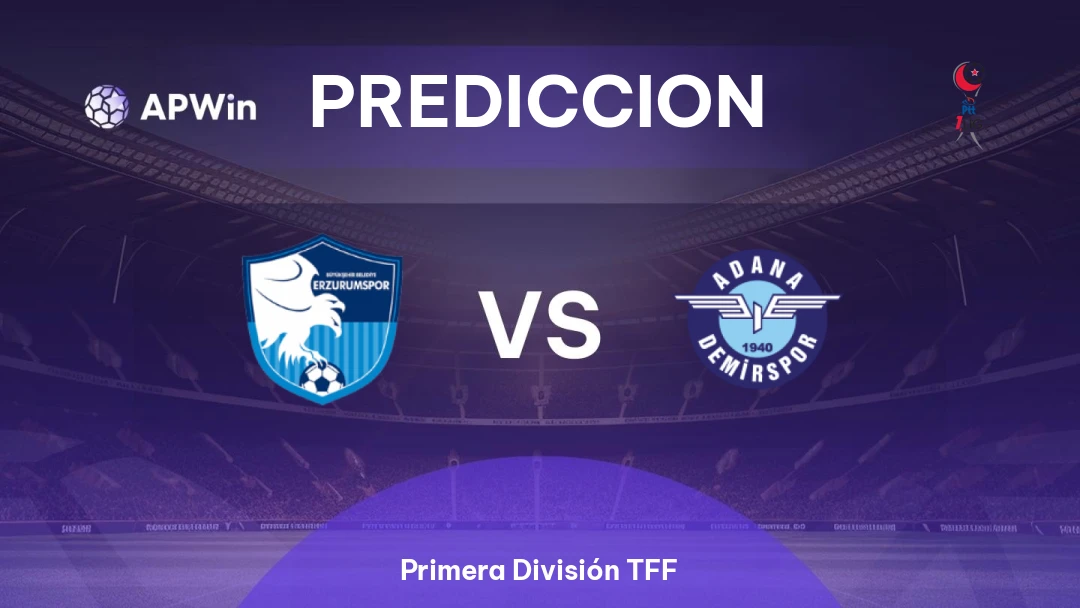 BB Erzurumspor vs Adana Demirspor | Pronóstico | Primera División TFF | 14/02