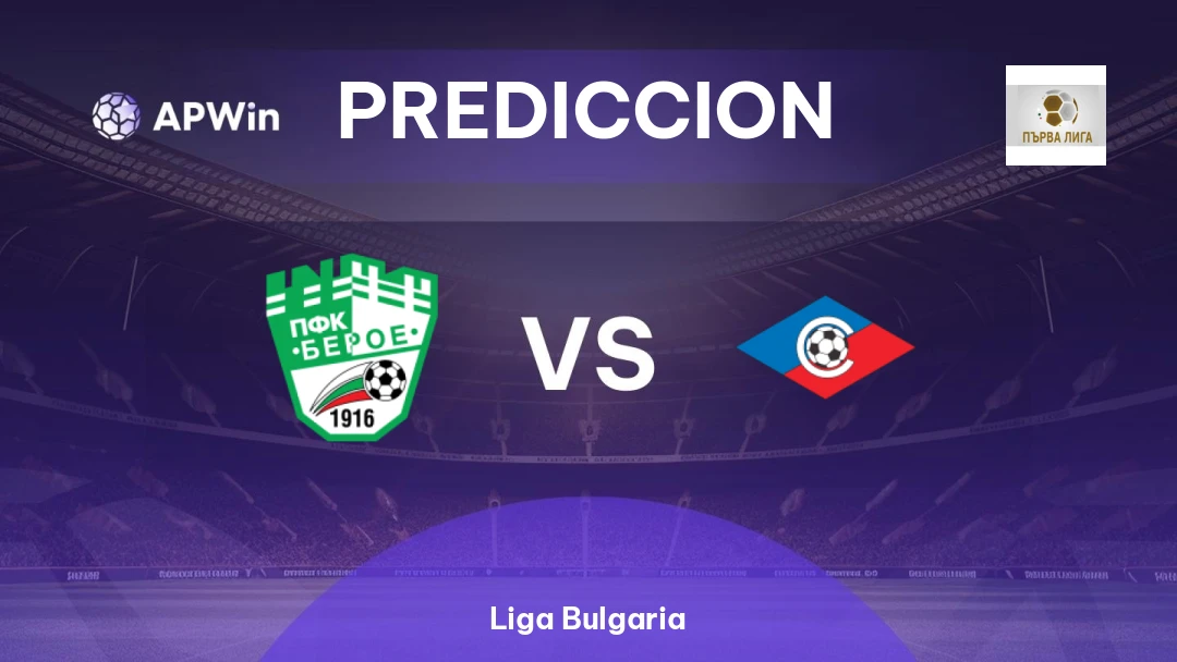 Pronóstico Beroe vs Septemvri Sofia | Liga Bulgaria | 18/05