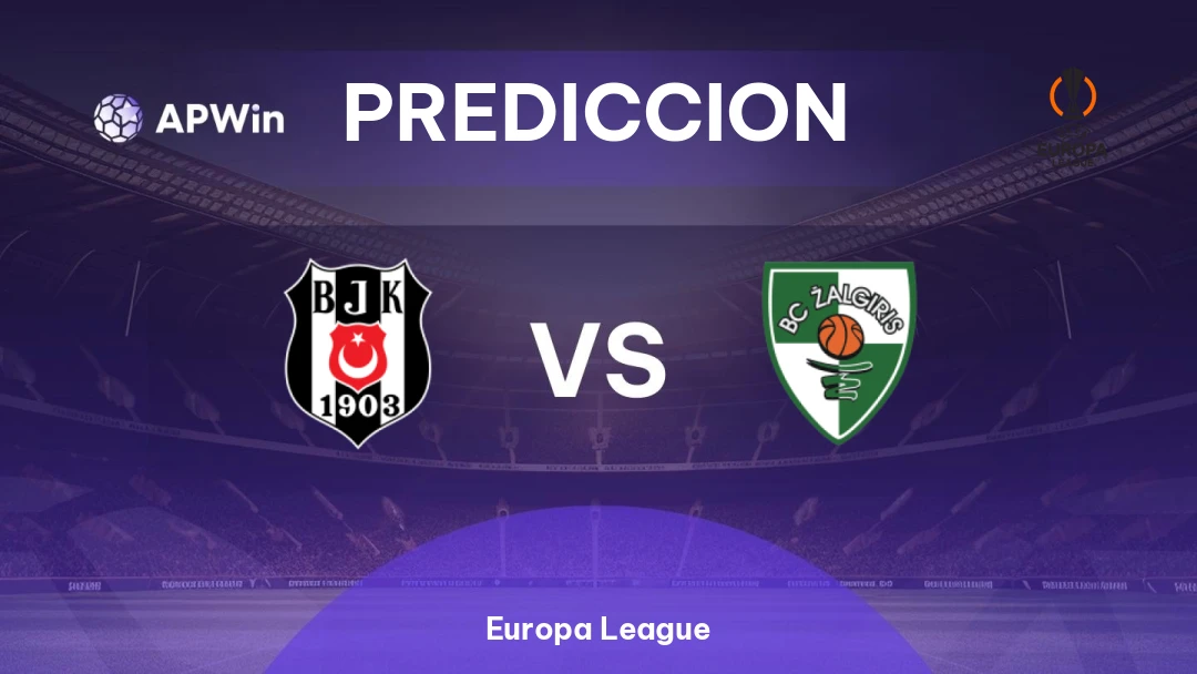 Pronóstico Beşiktaş vs Kauno Zalgiris | Europa League | 20/08