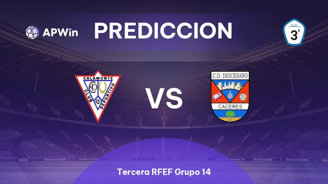 Calamonte vs Diocesano | Pronóstico | Tercera RFEF Grupo 14 | 05/04