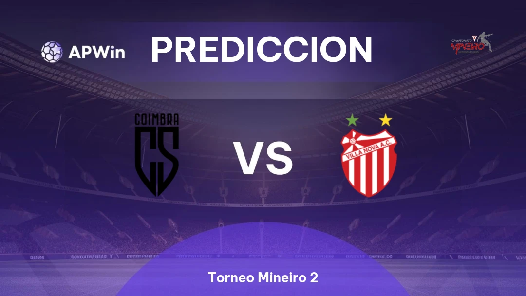 Pronóstico Coimbra vs Villa Nova-MG | Torneo Mineiro 2 | 01/07
