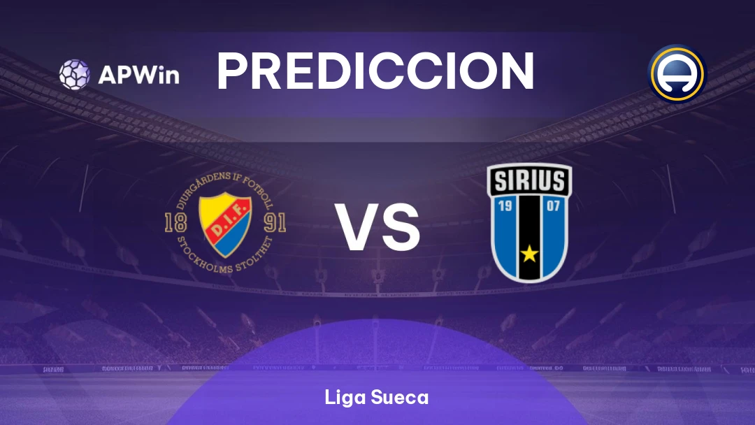 Pronóstico Djurgarden vs Sirius | Liga Sueca | 18/05