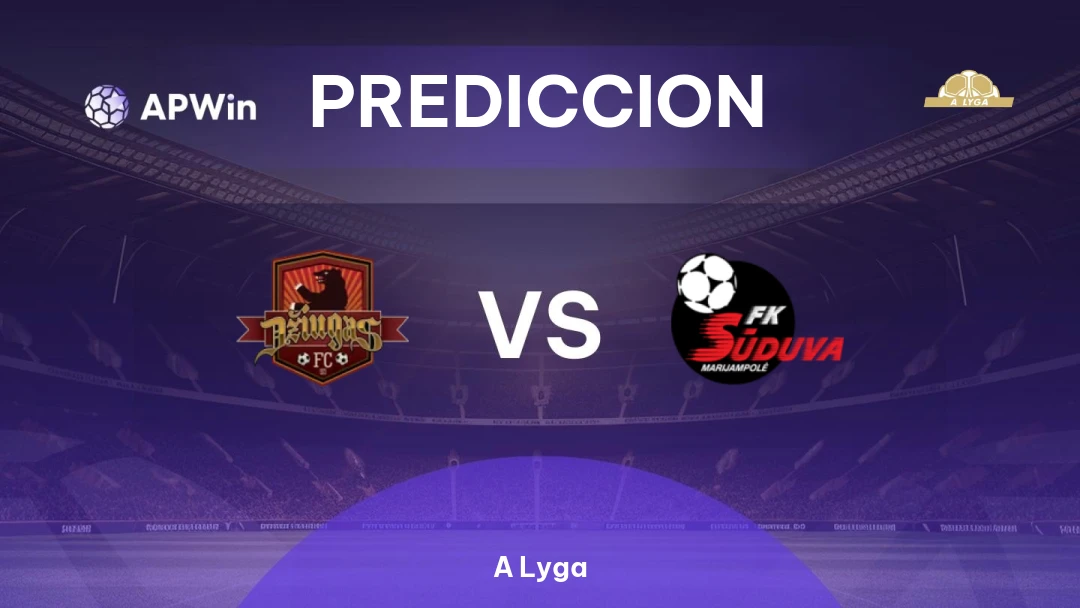 Pronóstico Džiugas Telšiai vs Sūduva | A Lyga | 17/08