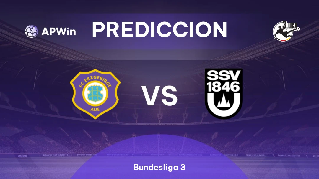 Erzgebirge Aue vs Ulm | Pronóstico | Bundesliga 3 | 24/01